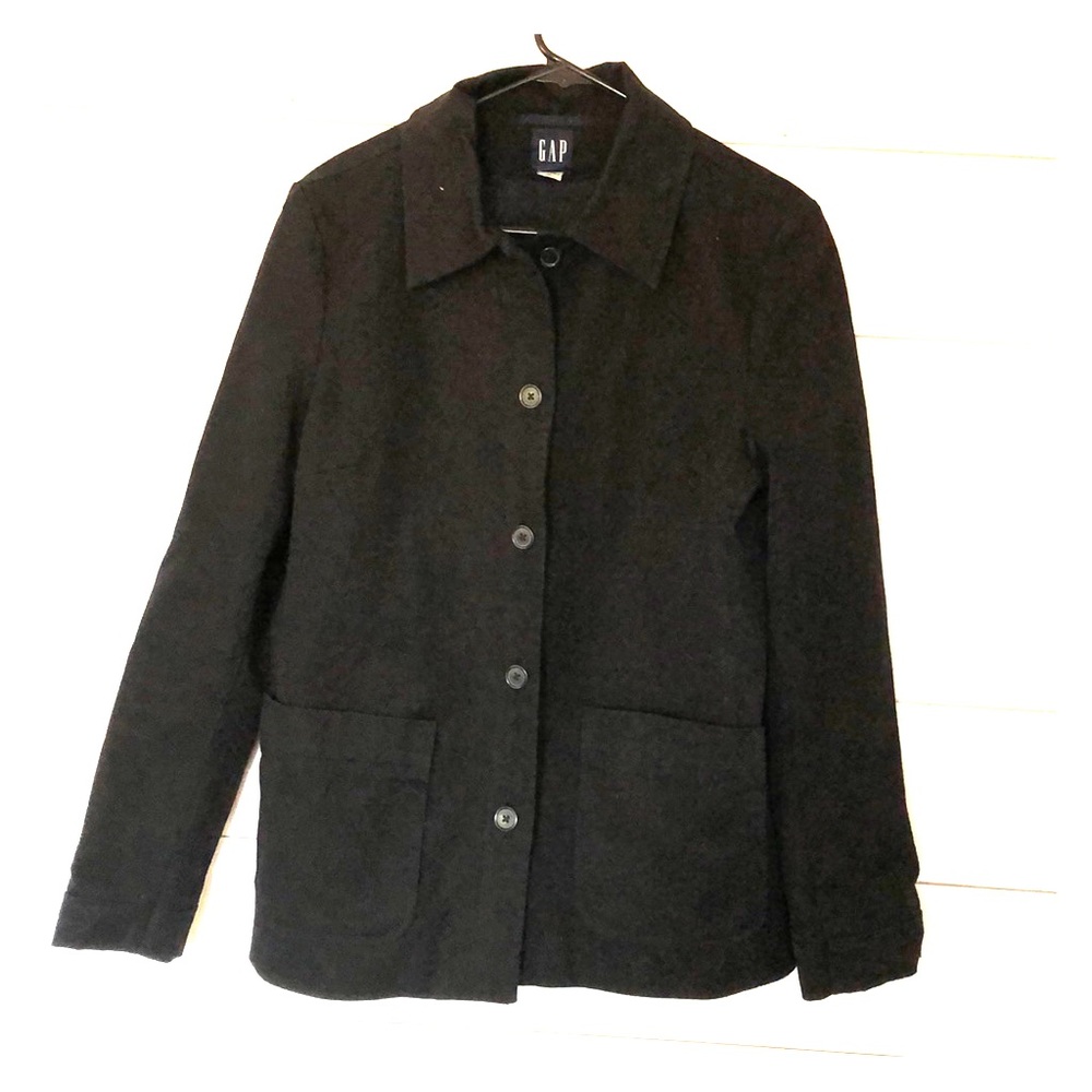 Gap Button Down Black Jacket - image 1